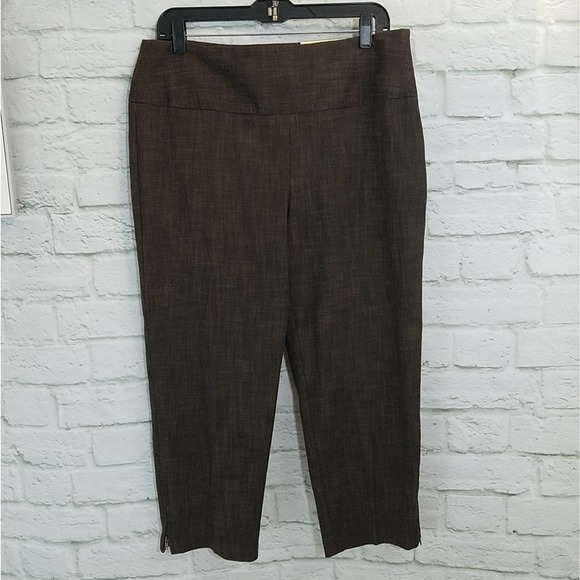 Cato NWT Classic Brown Dress Pants Sz. 14 - Picture 1 of 7